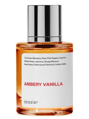 ambery vanilla by dossier|dossier ambery vanilla fragrantica.